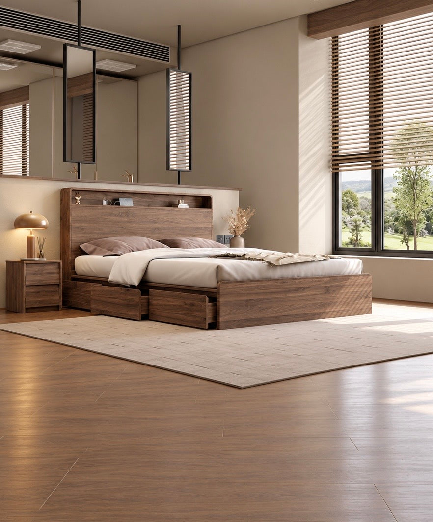 Wooden Beds Singapore – Solid Wood Bed Frames