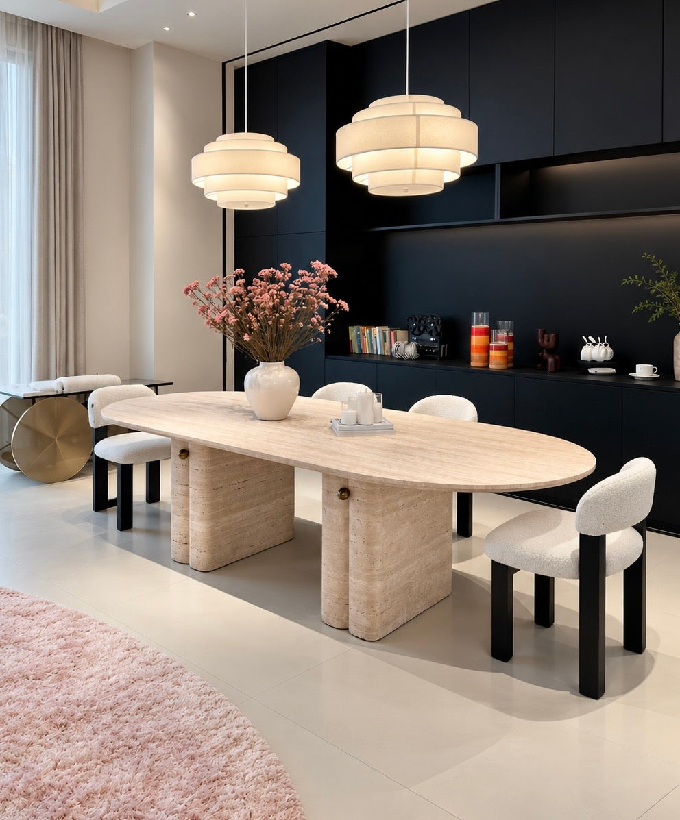 Travertine Dining Tables Singapore – Timeless Elegance