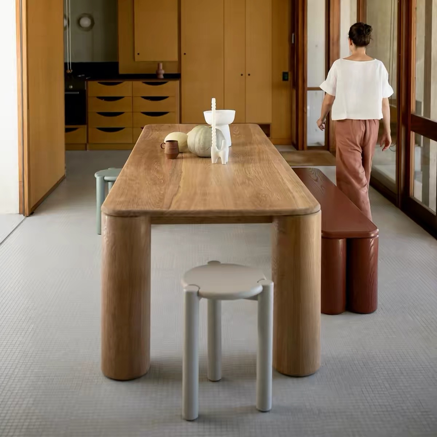 EARTHBOUND Modern Solid Wood Dining Table - Cassa Haus Singapore