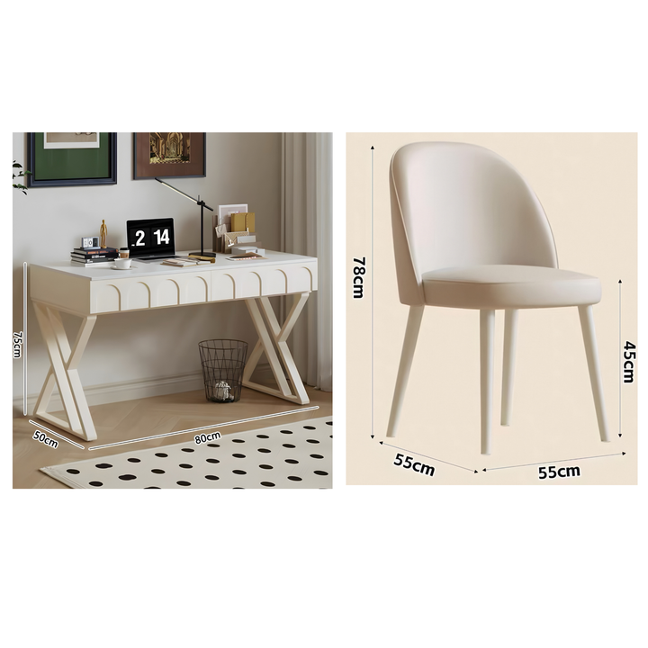 LUMINA Modern Study Table with Drawer - Radical Homes Singapore