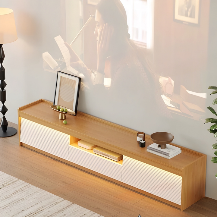VALO Modern Solid Wood TV Console - Radical Homes Singapore
