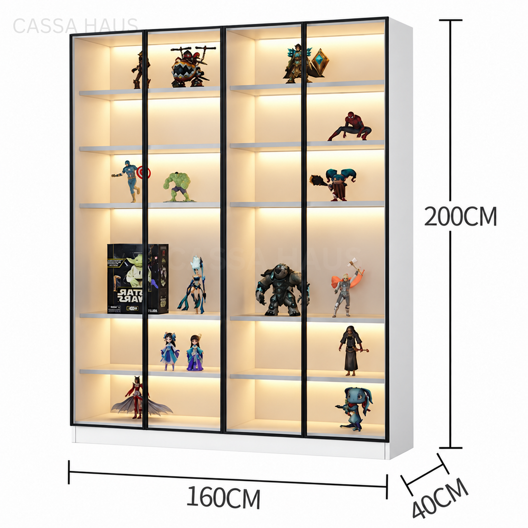 OVON Modern Glass Display Cabinet - Cassa Haus Singapore