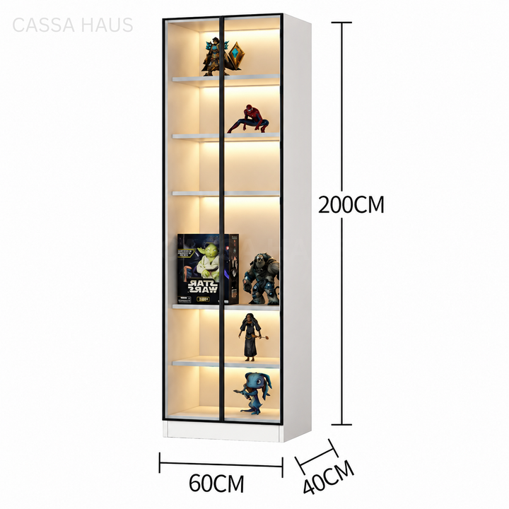 OVON Modern Glass Display Cabinet - Cassa Haus Singapore
