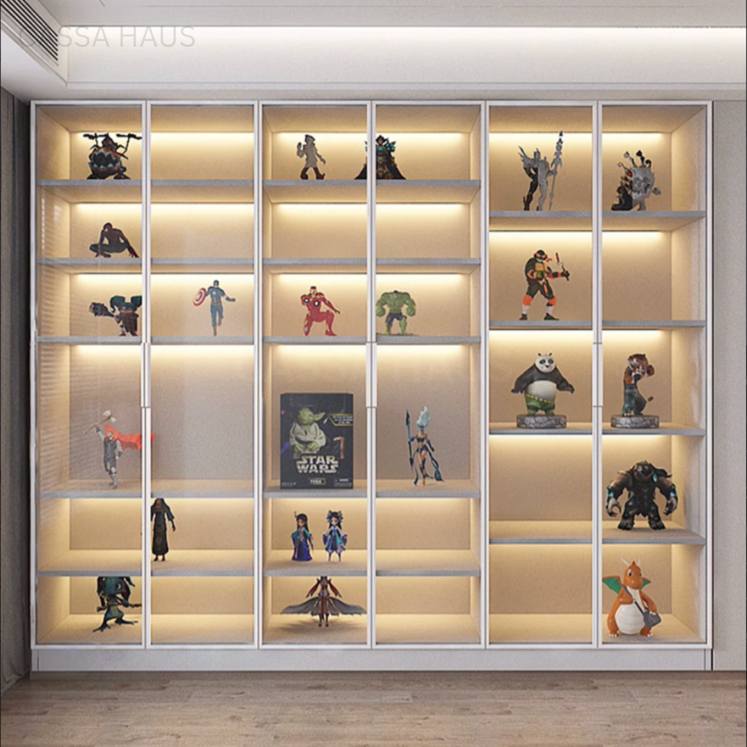 OVON Modern Glass Display Cabinet - Cassa Haus Singapore
