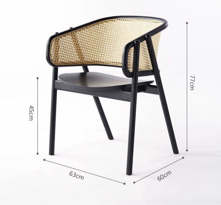 VOYAGE Vintage Rattan Dining Chair - Radical Homes Singapore