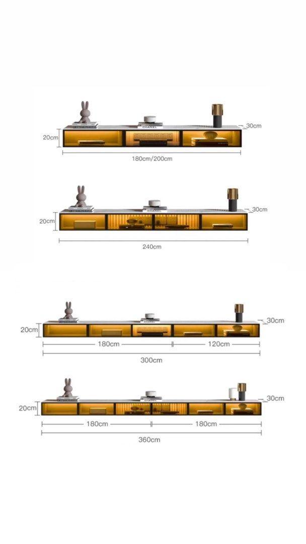 STADIA Modern Floating TV Console - Radical Homes Singapore