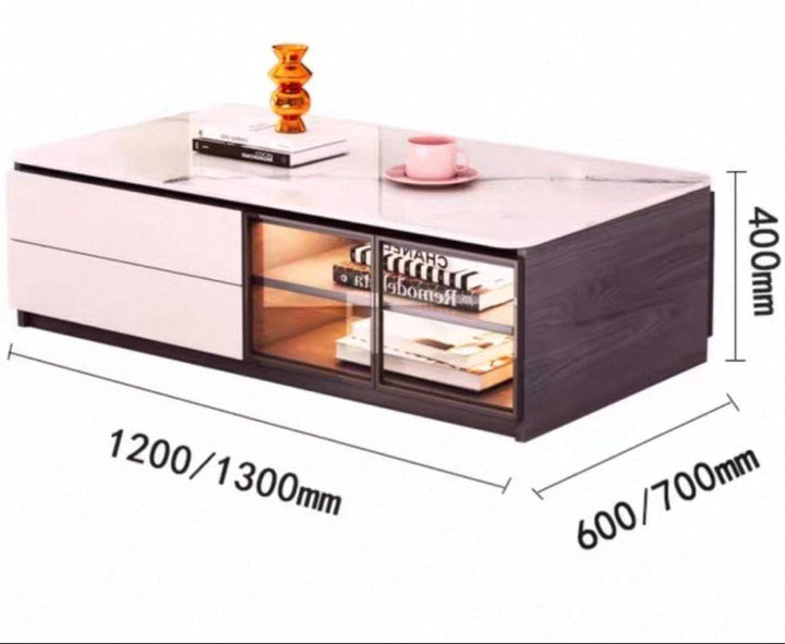 SOEL Modern Sintered Stone TV Console - Radical Homes Singapore