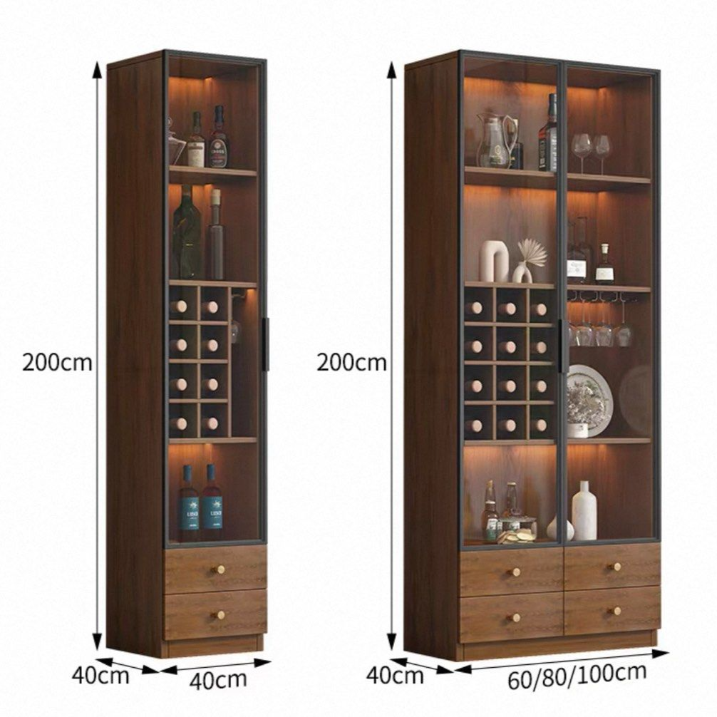 GELORO Modern Wine Cabinet - Radical Homes Singapore