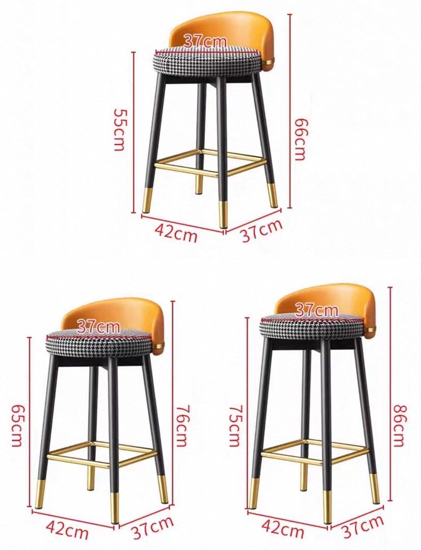 KORVEN Modern Leather Bar Stool - Cassa Haus Singapore
