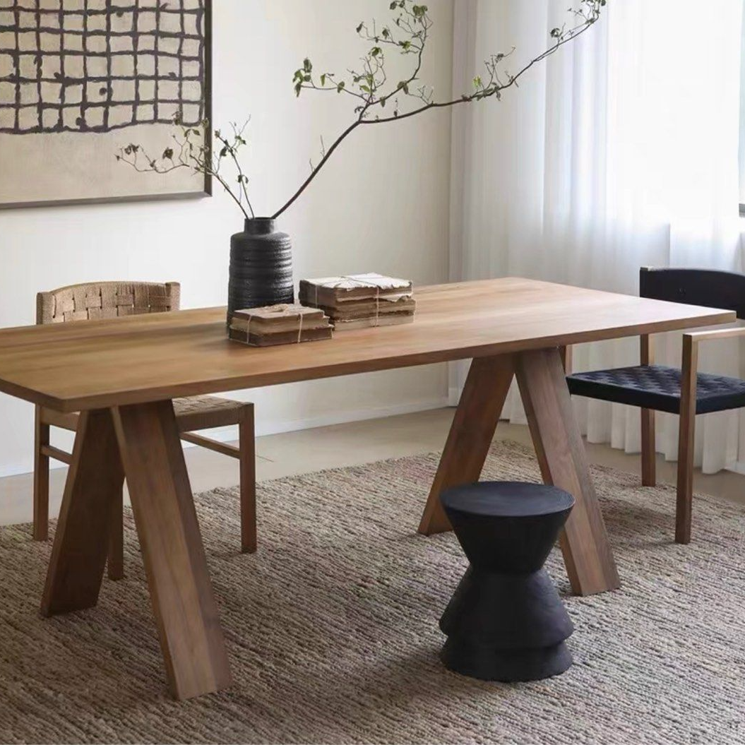 HAMMOND Modern Solid Wood Dining Table - Radical Homes Singapore