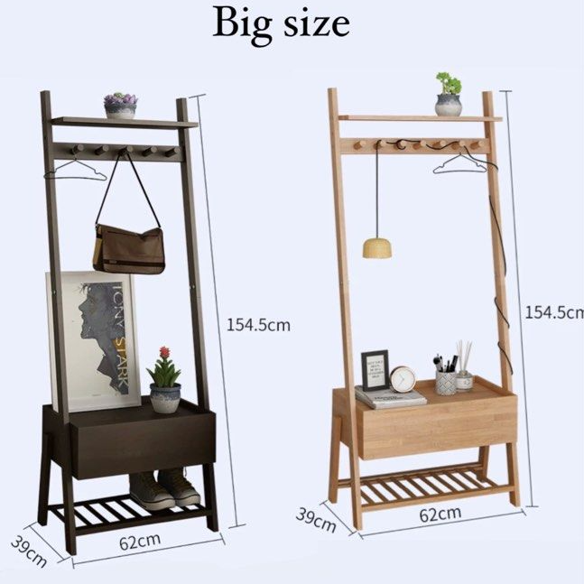 ROSS Rustic Bedside Rack/Table - Radical Homes Singapore