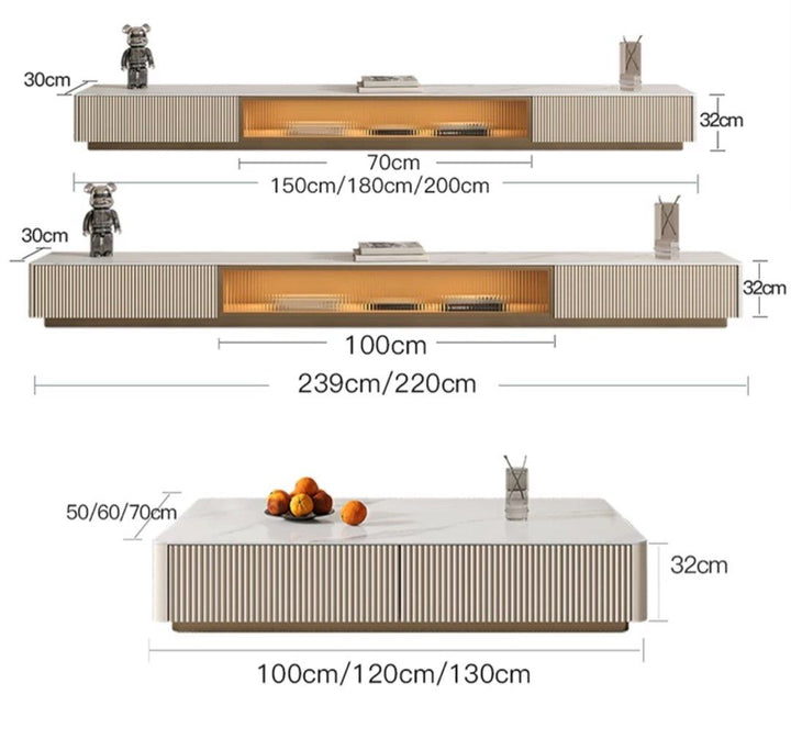 CALVIRON Modern TV Console
