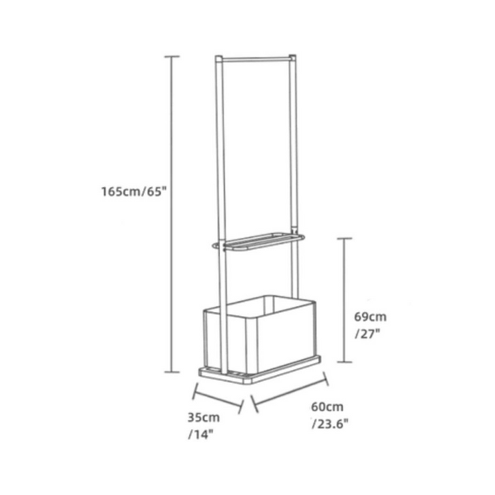 VIGNETTE Freestanding Cloth Racks - Radical Homes Singapore