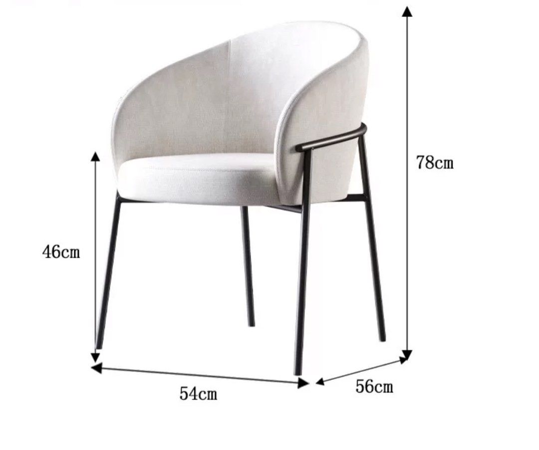 LUCENTE Modern Velvet Dining Chair - Radical Homes Singapore