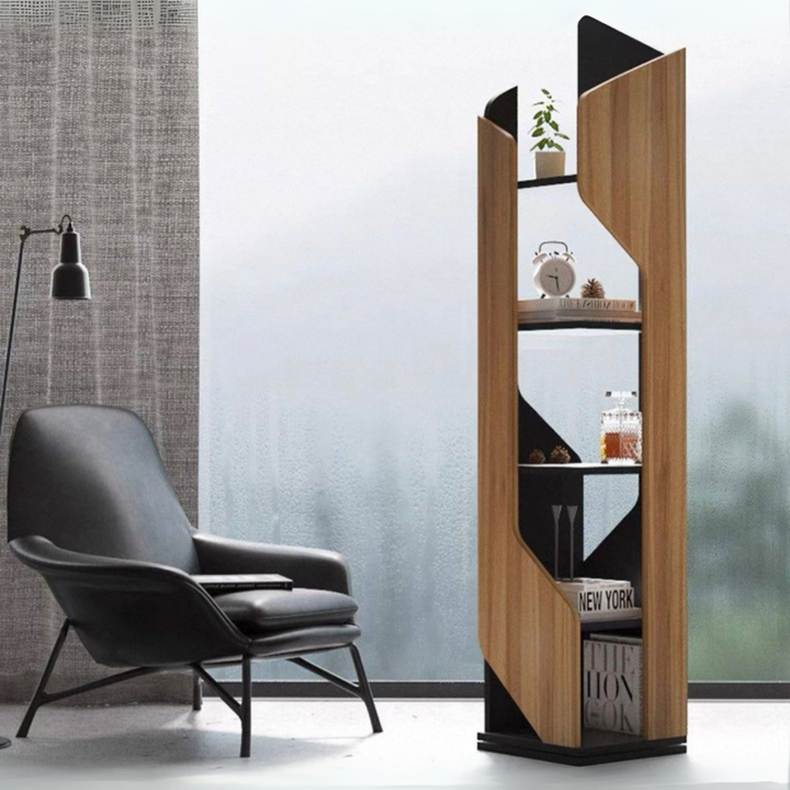 BREEN Modern Wood Display Shelf - Radical Homes Singapore