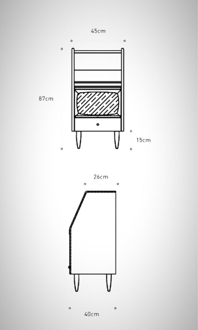 FLAVIANO Solid Wood Cabinet - Radical Homes Singapore
