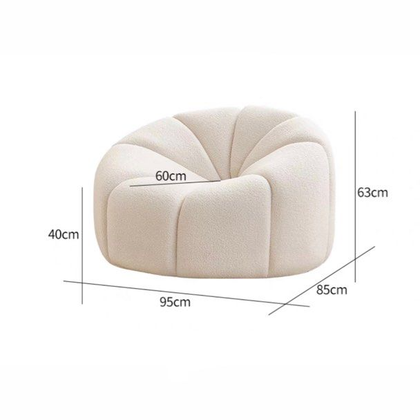 NYLA Round Lounge Chair - Cassa Haus Singapore