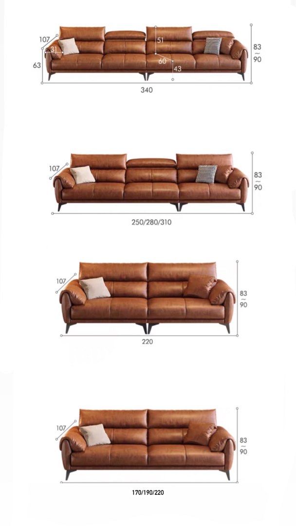 KORDEL Modern Leather Sectional Sofa - Radical Homes Singapore