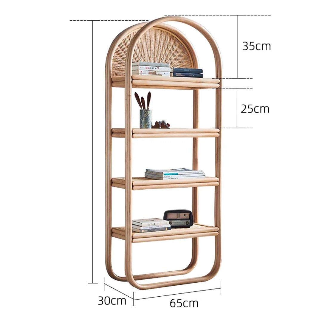 HAROLDO Rattan Bookcase - Radical Homes Singapore