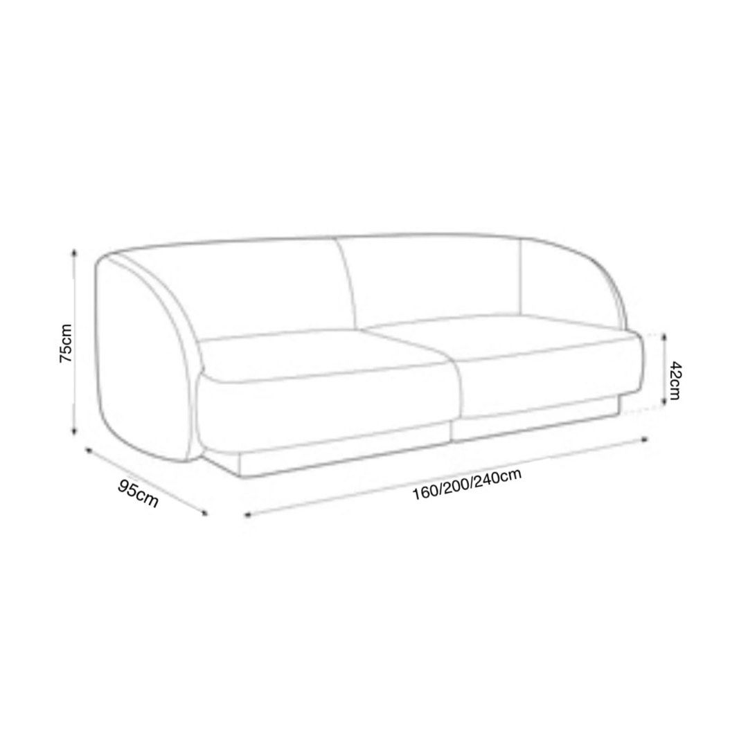 MELO Modern Scratch Resistant Sectional Sofa - Radical Homes Singapore