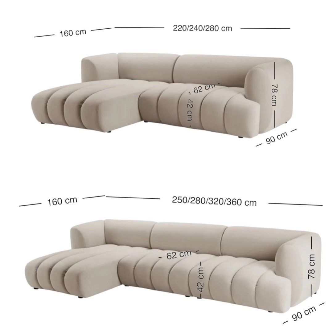 LYNCI Modern Scratch Resistant Sectional Sofa - Radical Homes Singapore