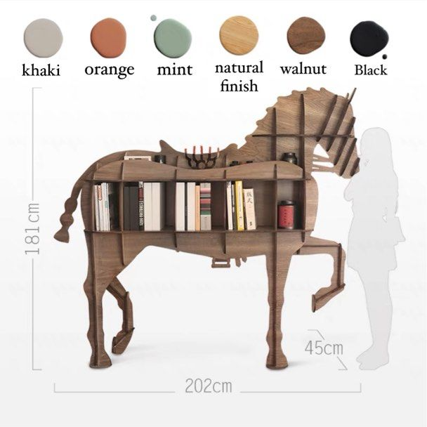 LUMIÈRE Modern Horse Shelf - Radical Homes Singapore