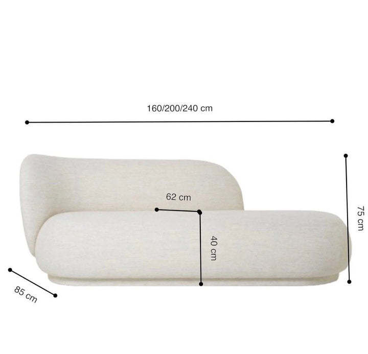 REX Modern Scratch Resistant Curve Sofa - Radical Homes Singapore