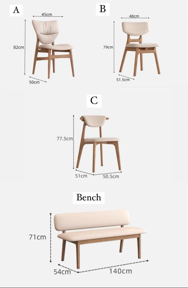 ZOREVIA Sintered Stone Dining Table & Chairs - Cassa Haus Singapore