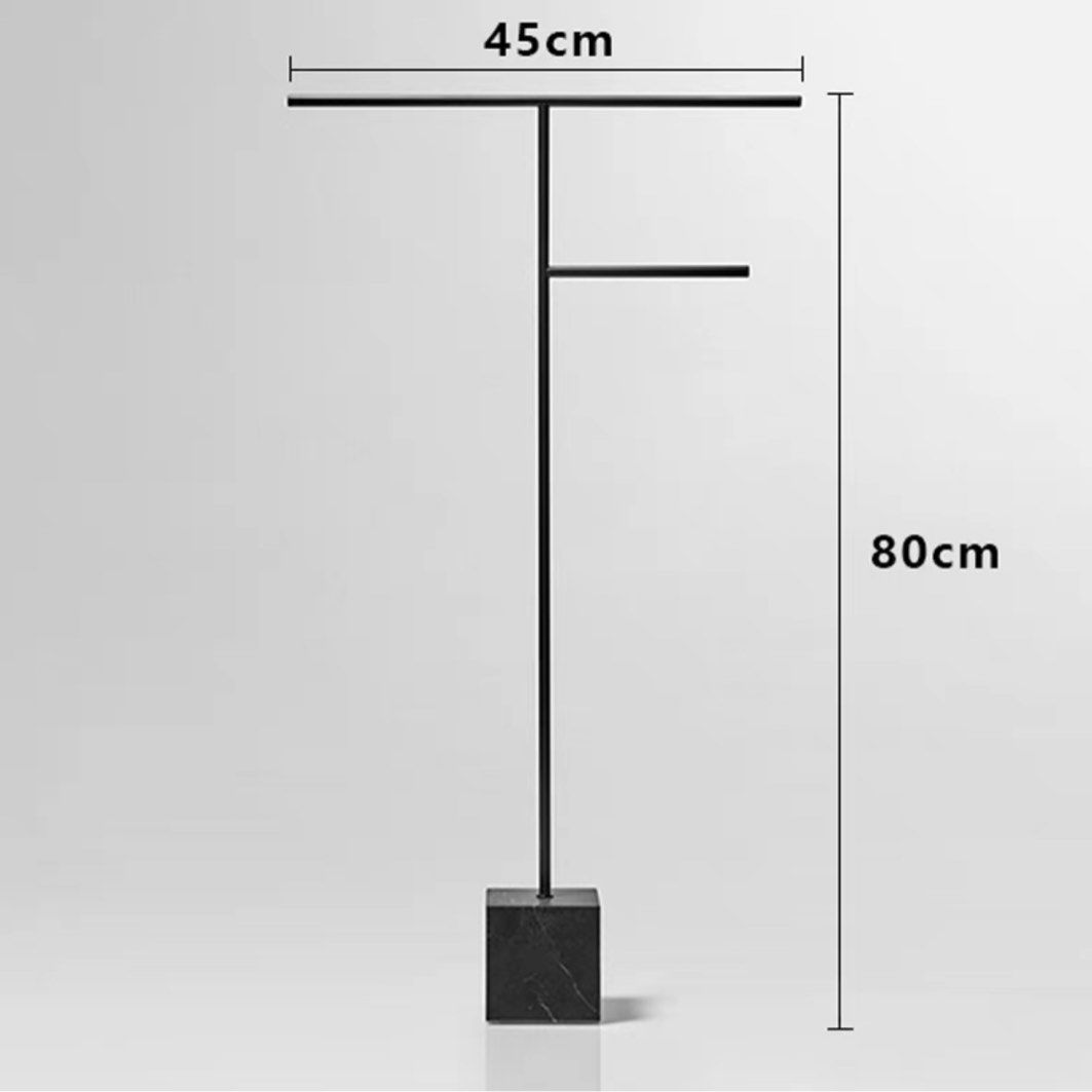 ISAQUEN Modern Marble Towel Rack - Radical Homes Singapore