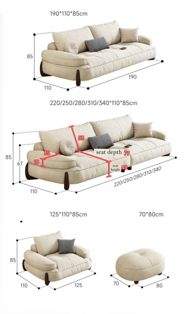 NOVIA Modern Scratch Proof Fabric Sofa - Radical Homes Singapore