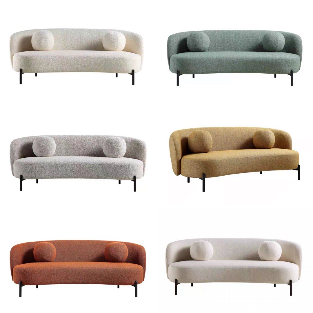 TALARA Modern Curve Sofa - Radical Homes Singapore