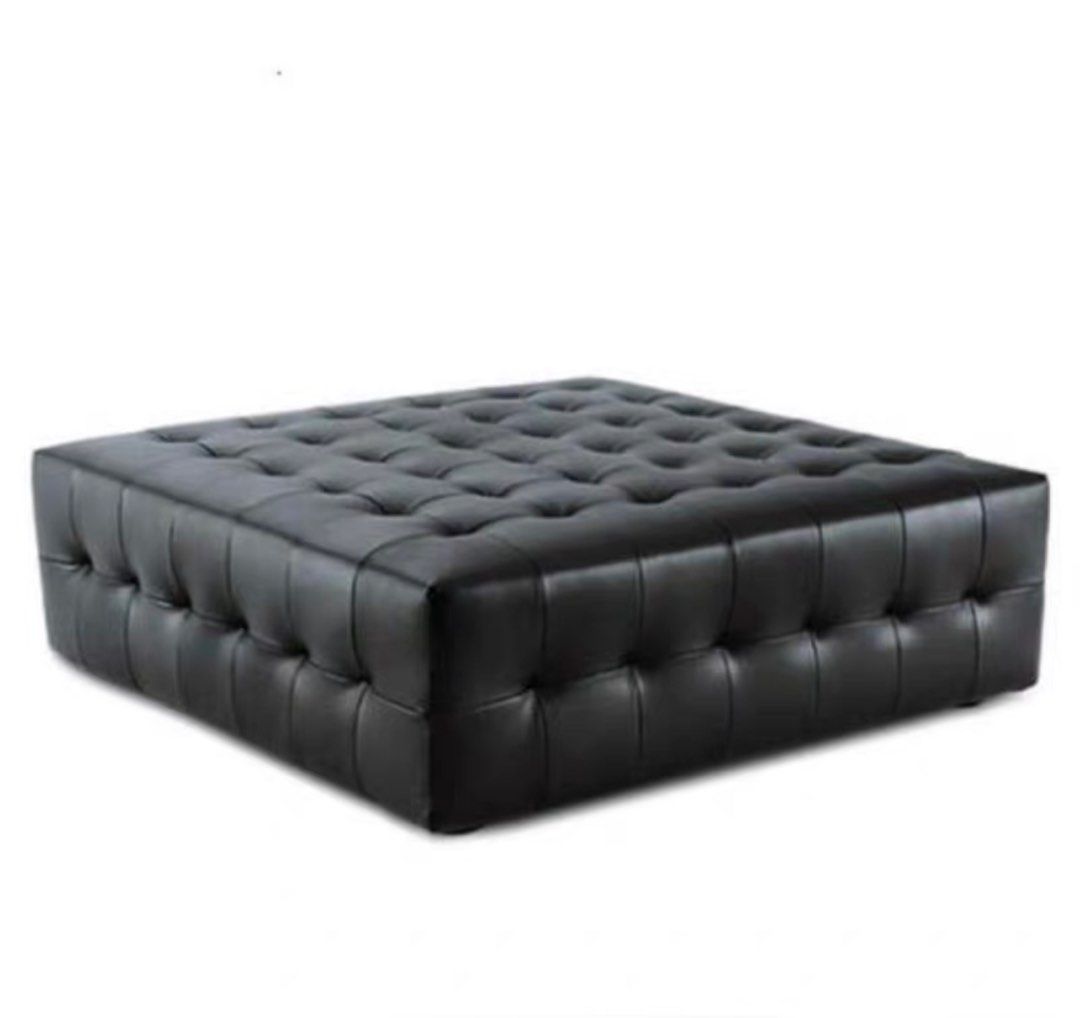 BAYLOR Modern Square Ottoman - Radical Homes Singapore