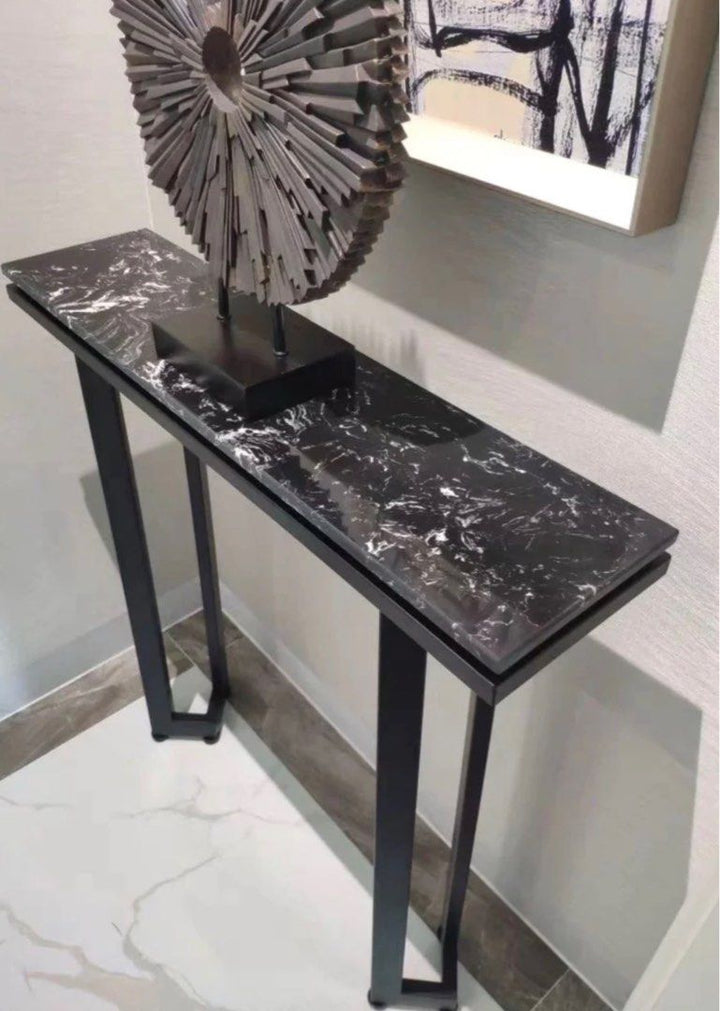 ZACCHEUS Modern Marble Console Table - Radical Homes Singapore