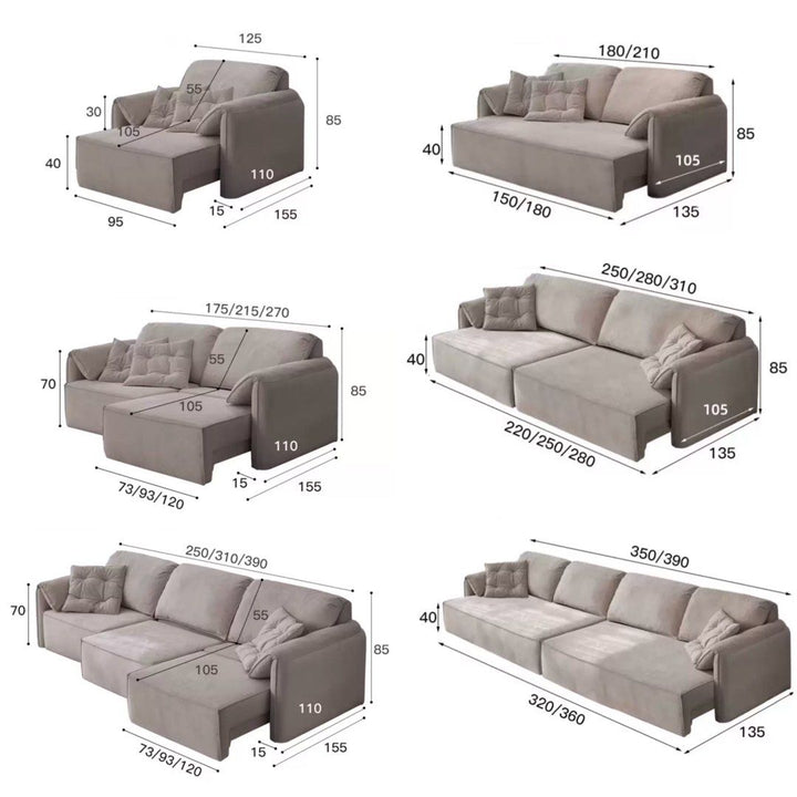 REOSMA Scratch Resistant Electric Sofa Bed - Radical Homes Singapore