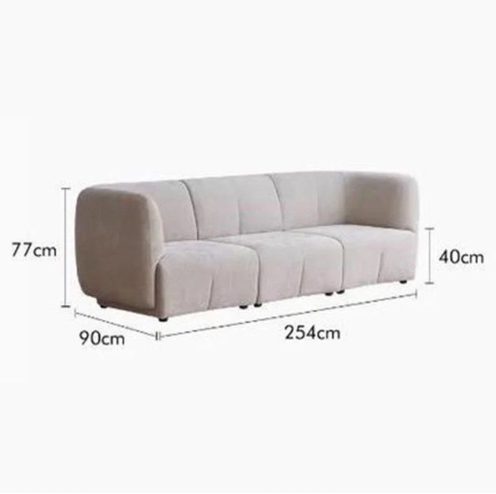 RIDGEMONT Modern Modular Velvet Sofa - Cassa Haus Singapore