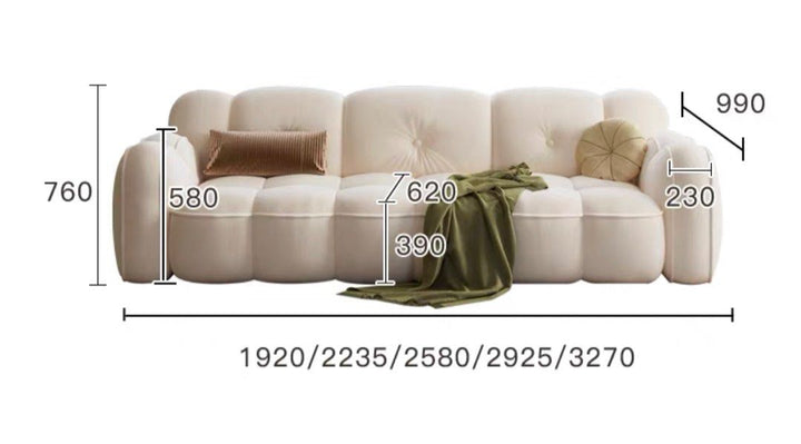 VIRELLA Modern Velvet Sofa - Radical Homes Singapore
