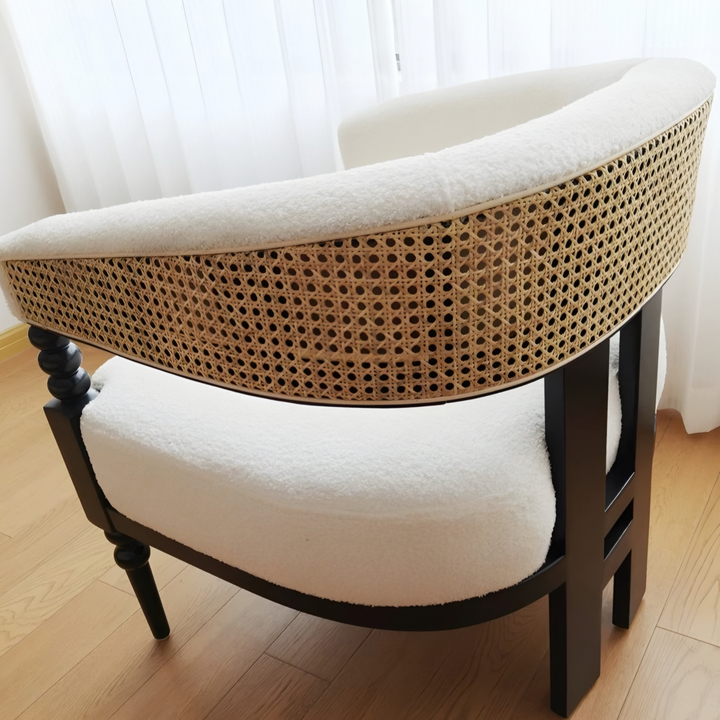 SORAVEL Modern Rattan Lounge Chair - Cassa Haus Singapore