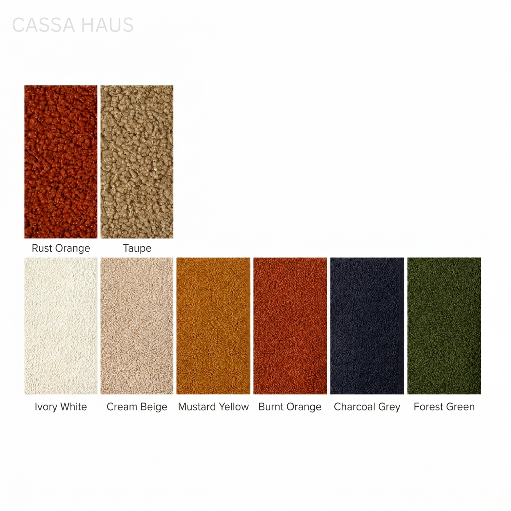 ZAIRA Modern Boucle Lounge Chair - Cassa Haus Singapore
