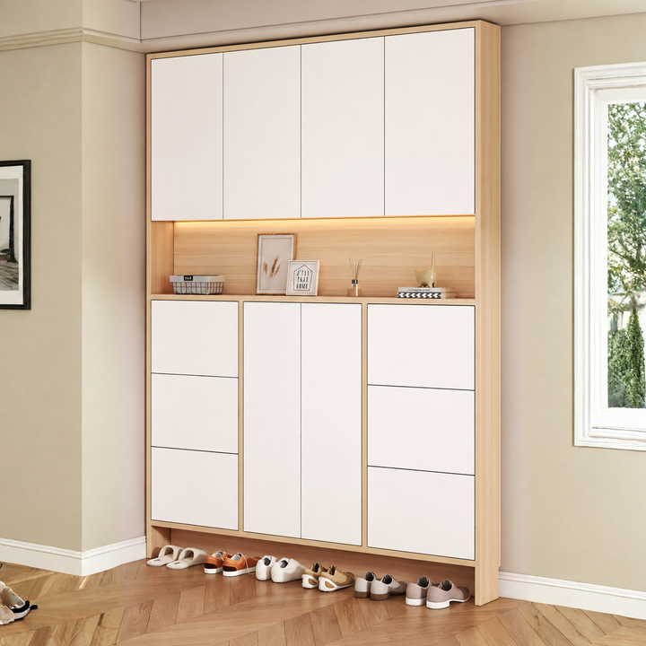 PASSAGE Modern Slim Entryway Shoe Cabinet