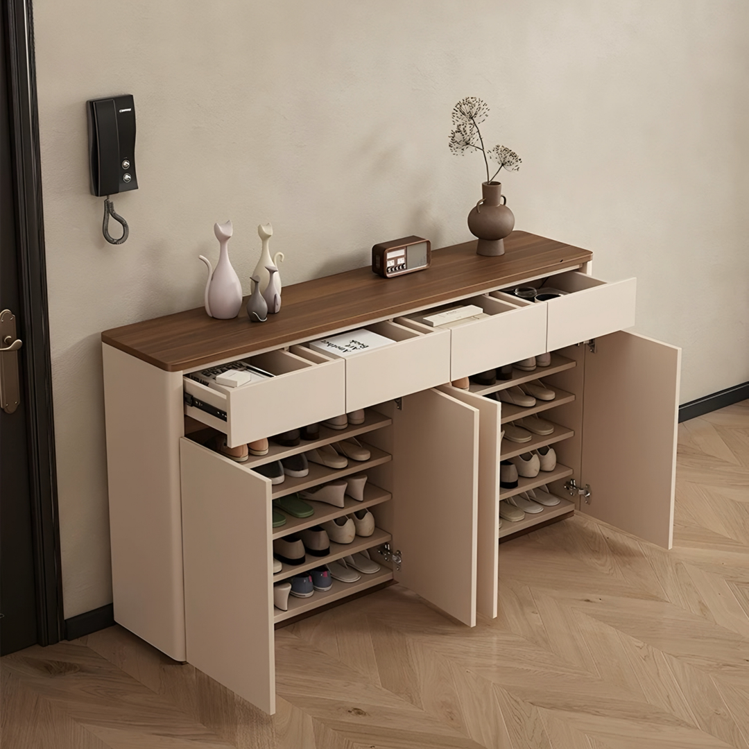 WALNOX Modern Shoe Cabinet - Radical Homes Singapore