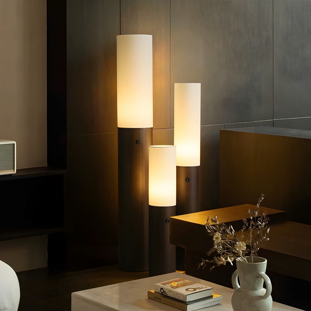 VESPERA Modern Candle Solid Wood Lamp