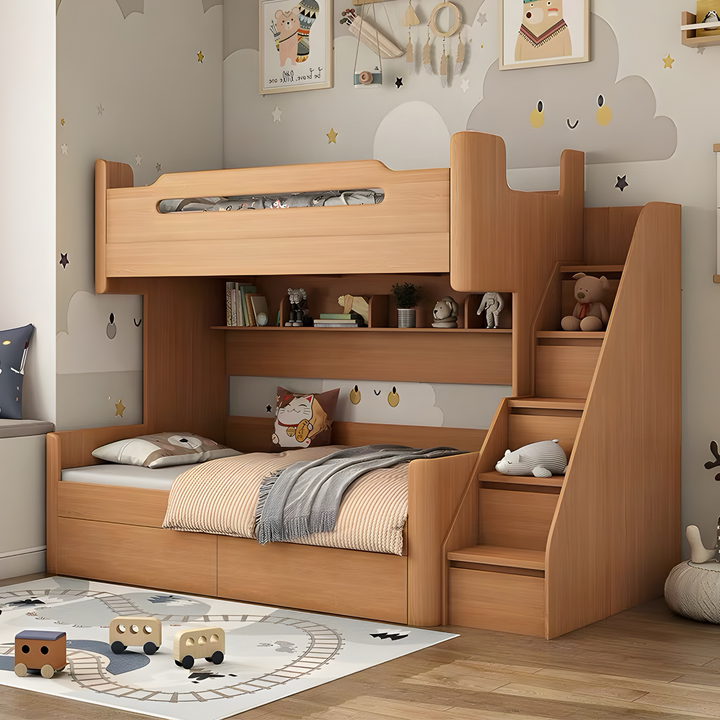VIONA Modern Double Decker Bedframe - Radical Homes Singapore