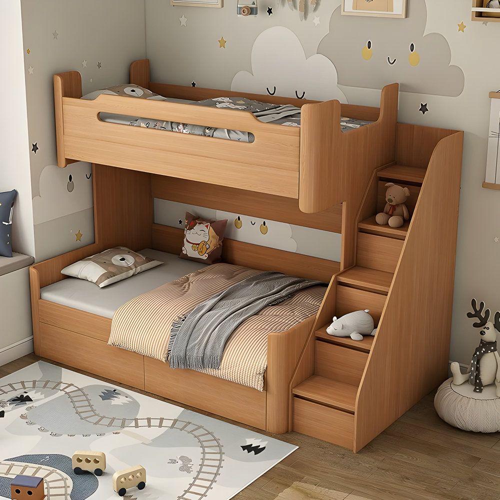VIONA Modern Double Decker Bedframe - Radical Homes Singapore