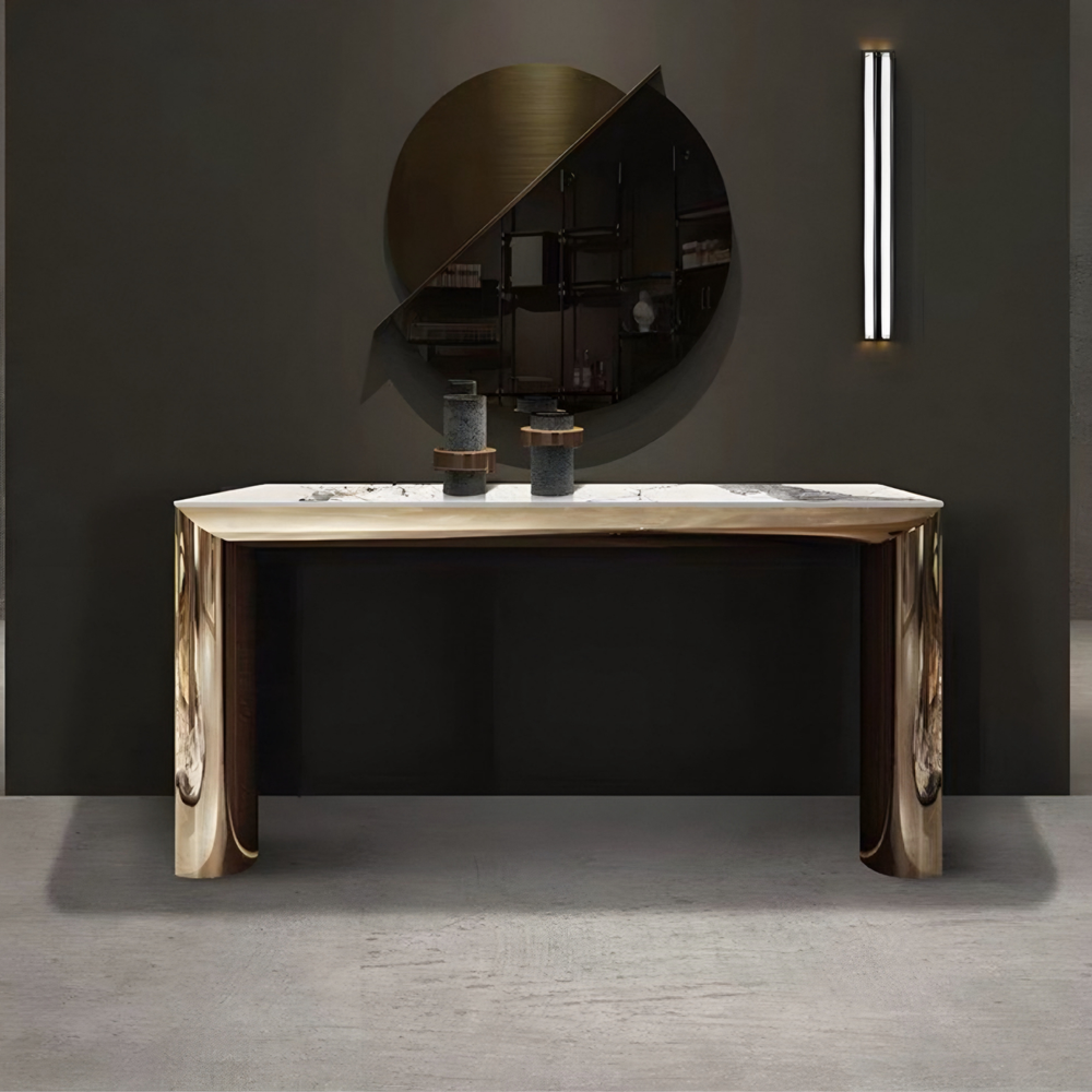 TYLO Modern Sintered Stone Console Table - Radical Homes Singapore