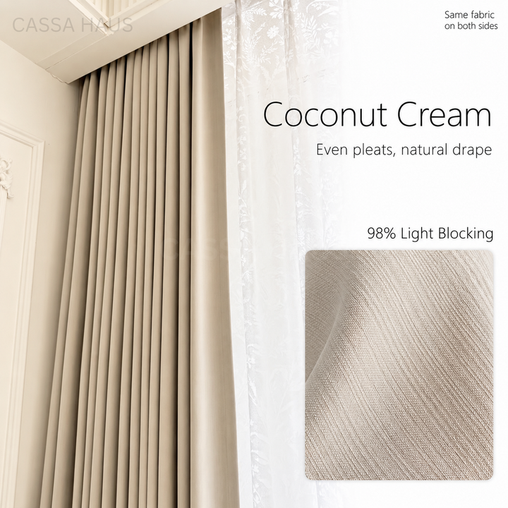 Premium Light Blocking & Antibacterial Curtains