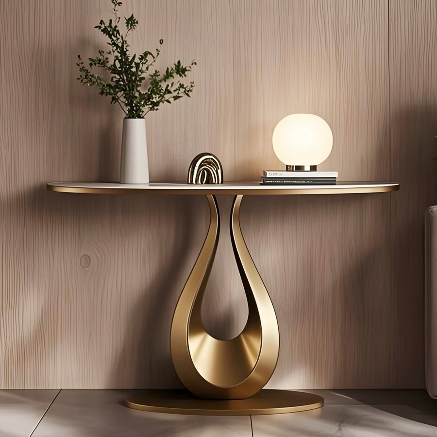 STUFES Modern Sintered Stone Console Table - Radical Homes Singapore
