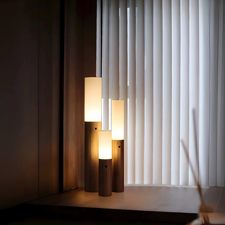 ALTA Modern Candle Solid Wood Lamp - Radical Homes Singapore