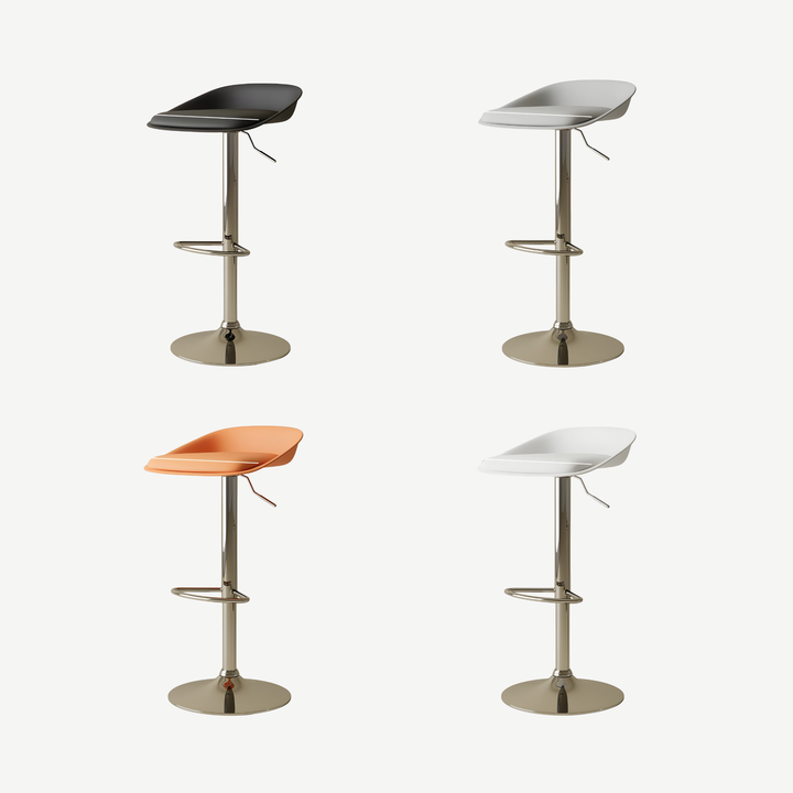 BORIA Modern Leather Bar Stool - Radical Homes Singapore