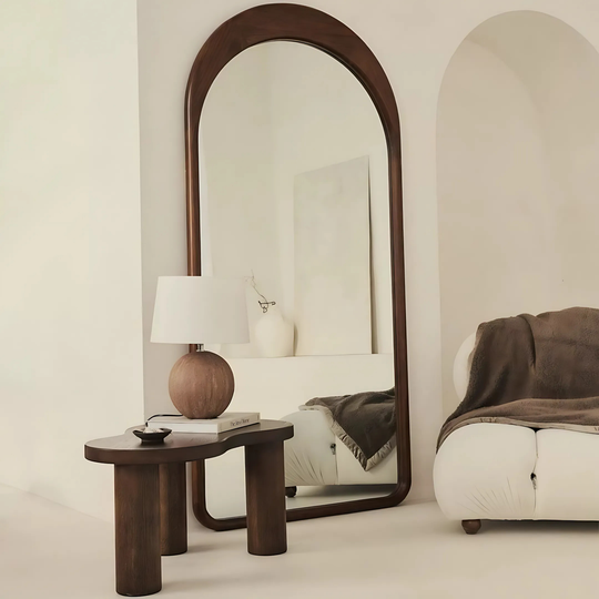 ELVARYN Rustic French Arched Full-Length Mirror - Cassa Haus Singapore