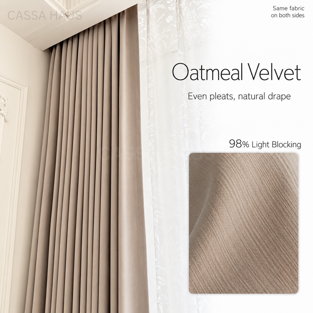 Premium Light Blocking & Antibacterial Curtains